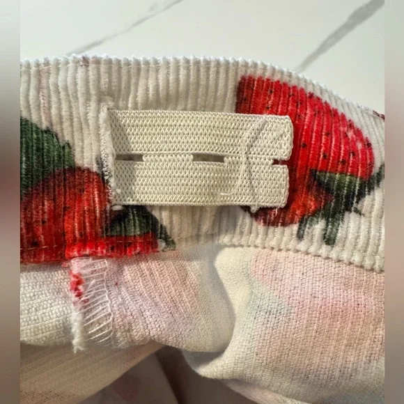 EUC! Kip & Co Girls Strawberry Corduroy Pants – Cute Retro Cottagecore, sz 8 🍓 - Picture 7 of 9